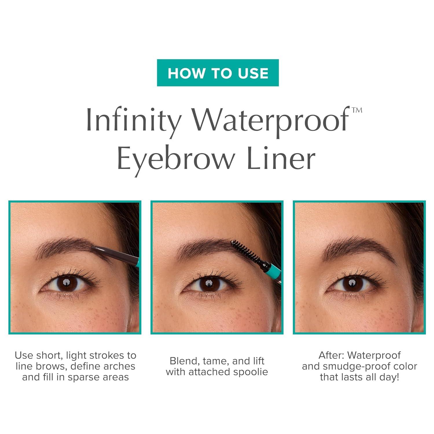 imageThrive Causemetics Infinity Waterproof Eyebrow Pencil Retractable Brow Pencil with Hyaluronic Acid ampamp Shea Butter Dual Ended Eyebrow Brush Spoolie Fine Tip Vegan ampamp Cruelty Free Nan CharcoalChristina Light Blonde