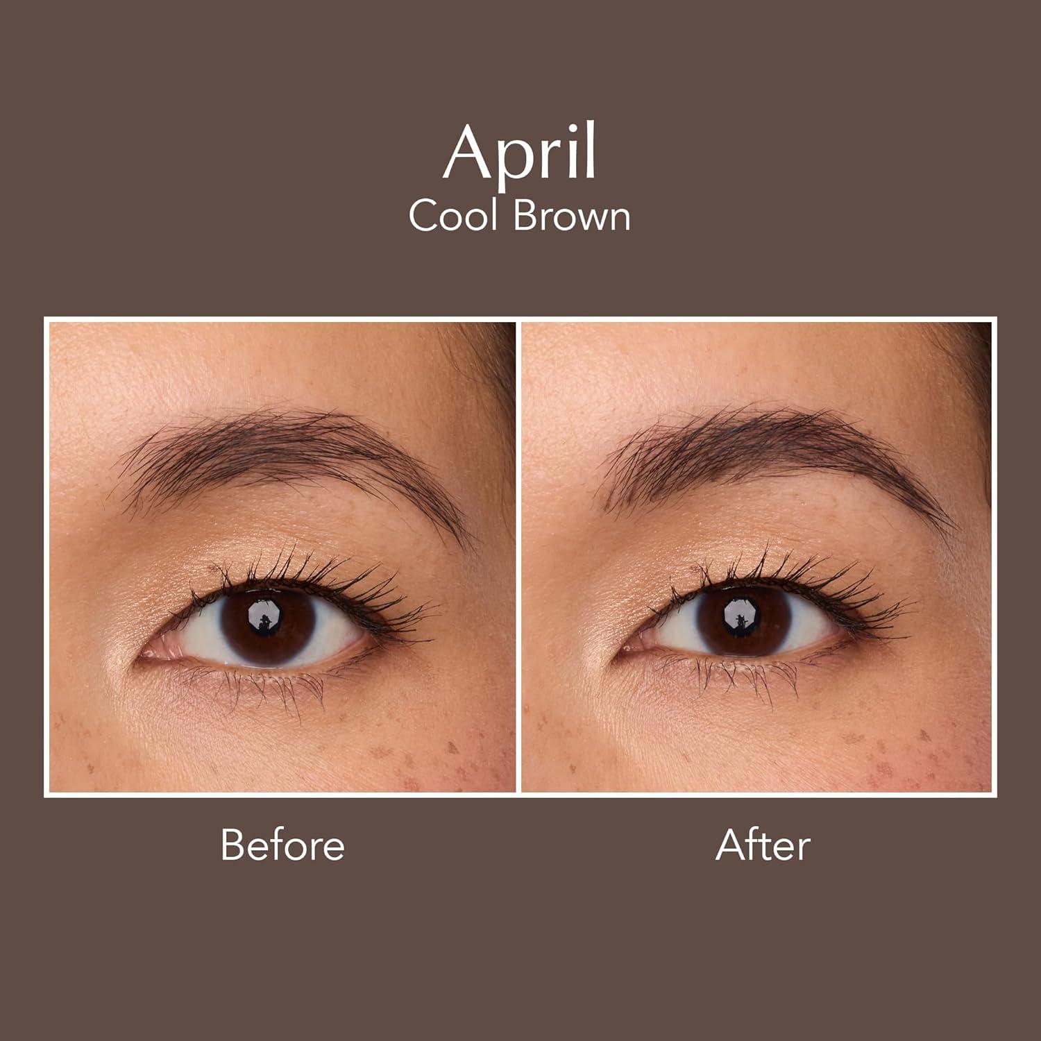 imageThrive Causemetics Infinity Waterproof Eyebrow Pencil Retractable Brow Pencil with Hyaluronic Acid ampamp Shea Butter Dual Ended Eyebrow Brush Spoolie Fine Tip Vegan ampamp Cruelty Free Nan CharcoalApril Cool Brown