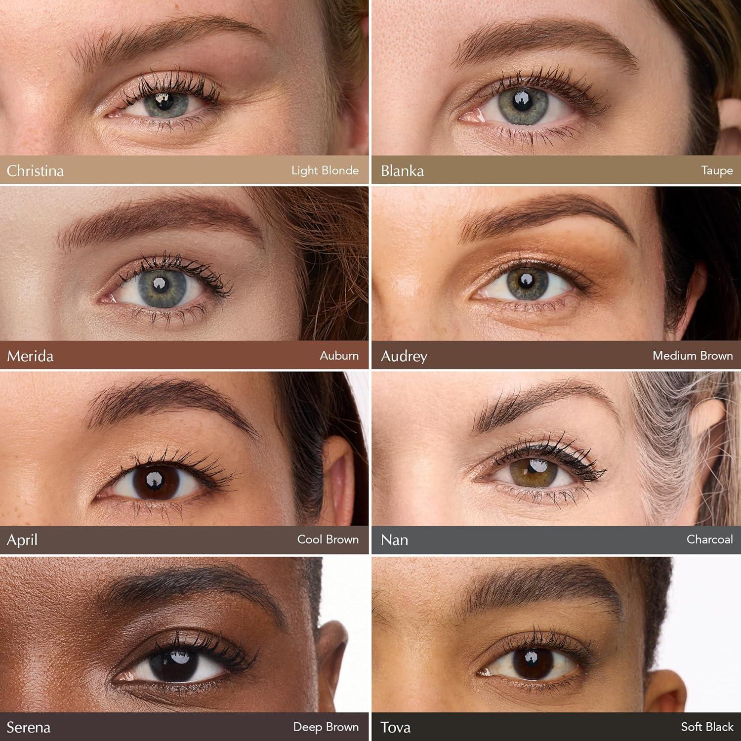 imageThrive Causemetics Infinity Waterproof Eyebrow Pencil Retractable Brow Pencil with Hyaluronic Acid ampamp Shea Butter Dual Ended Eyebrow Brush Spoolie Fine Tip Vegan ampamp Cruelty Free Nan CharcoalChristina Light Blonde