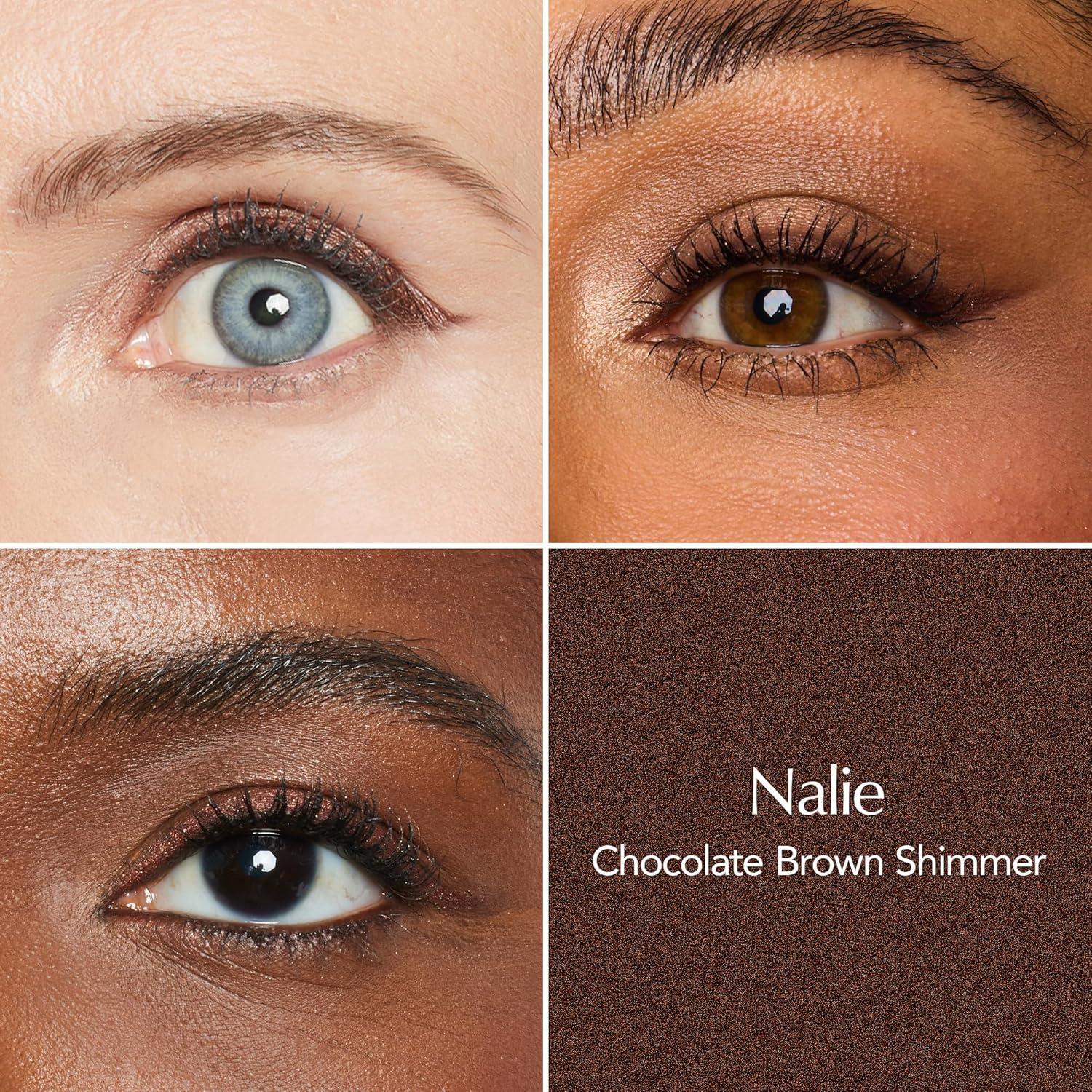 imageThrive Causemetics Infinity Waterproof Eyeliner Pencil Built In Sharpener ampamp Smudge Tip Long Lasting Smudge Proof Hyaluronic Acid ampamp Shea Butter Vegan ampamp Cruelty Free Lizzie Moss Green MatteNalie Chocolate Brown Shimmer