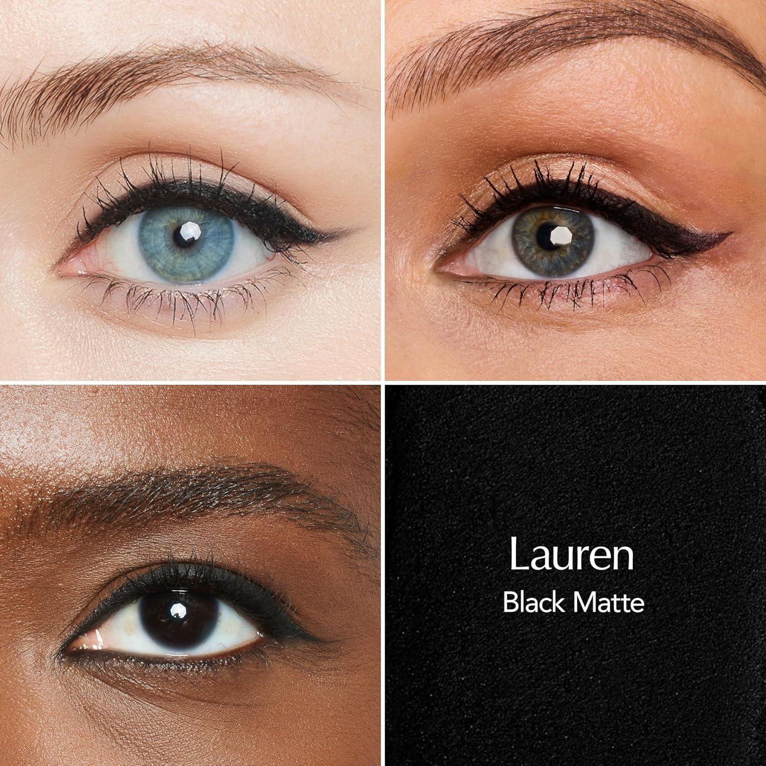 imageThrive Causemetics Infinity Waterproof Eyeliner Pencil Built In Sharpener ampamp Smudge Tip Long Lasting Smudge Proof Hyaluronic Acid ampamp Shea Butter Vegan ampamp Cruelty Free Lizzie Moss Green MatteLauren Black Matte