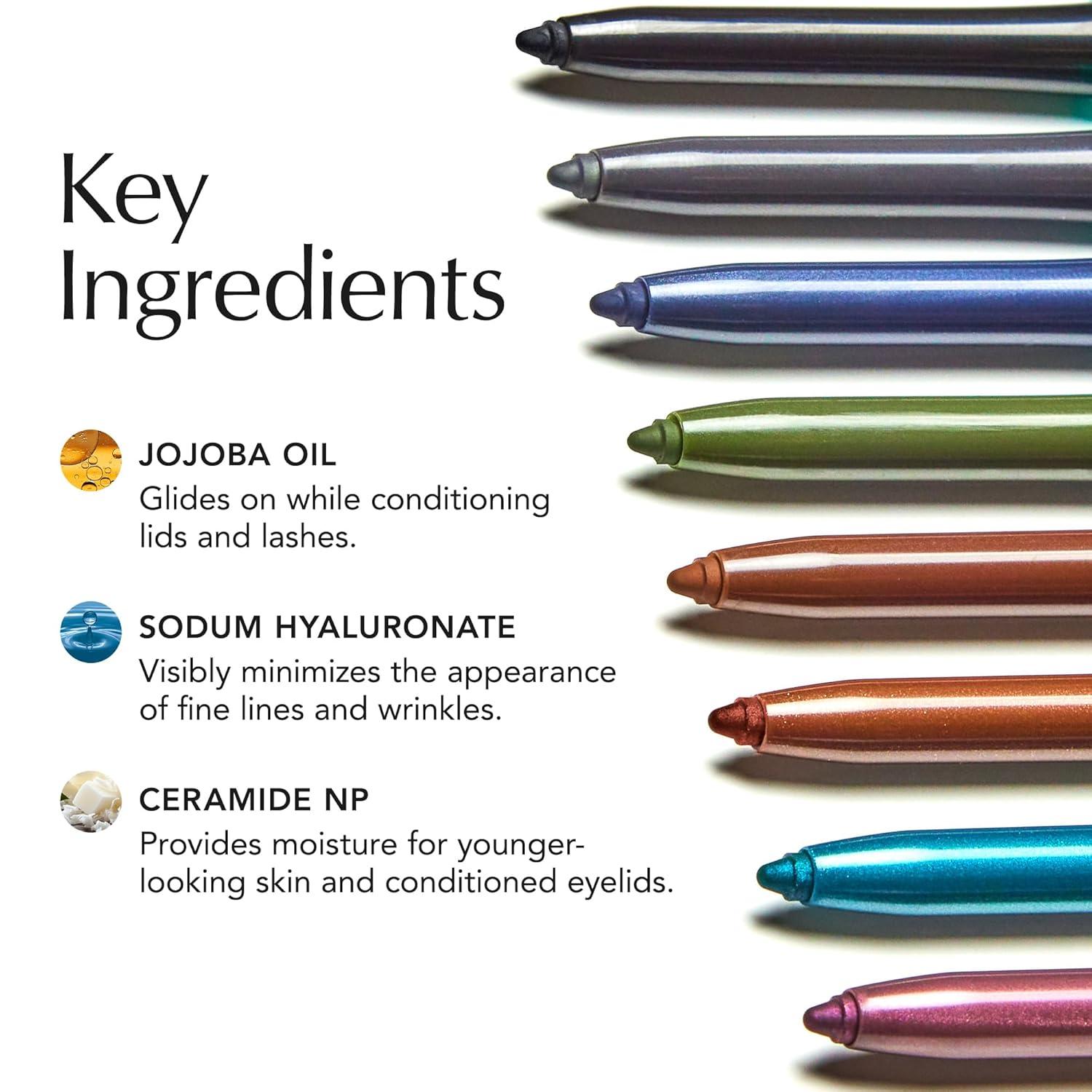 imageThrive Causemetics Infinity Waterproof Eyeliner Pencil Built In Sharpener ampamp Smudge Tip Long Lasting Smudge Proof Hyaluronic Acid ampamp Shea Butter Vegan ampamp Cruelty Free Lizzie Moss Green MatteLizzie Moss Green Matte