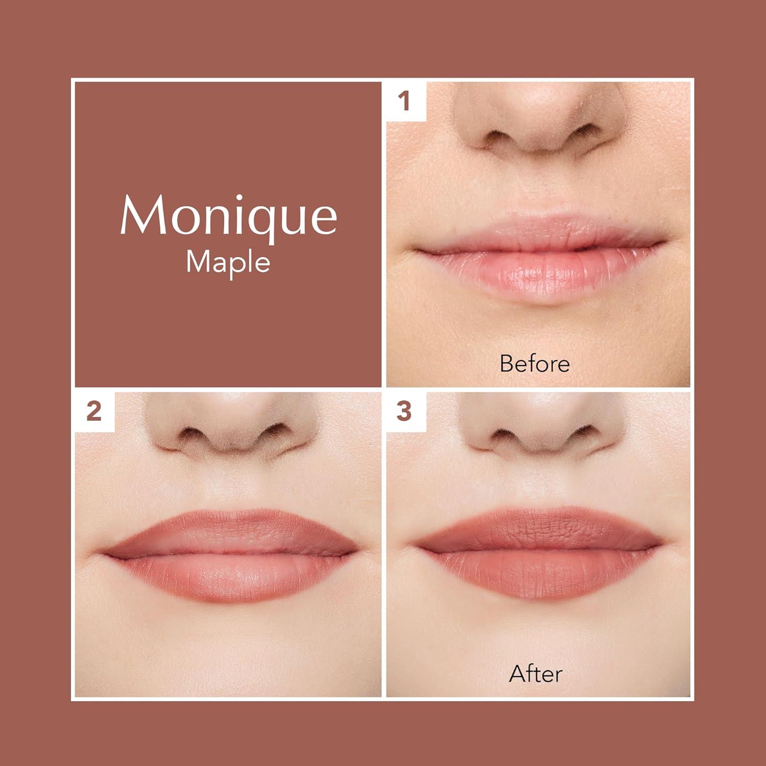 imageThrive Causemetics Lip Filler LongWearing  Plumping Lip Liner Shea Butter Hydrating Lip Plumper Retractable Lip Liner Pencil Built In Sharpener Vegan ampamp Cruelty Free Jesse Pale Rose GingerMonique Maple