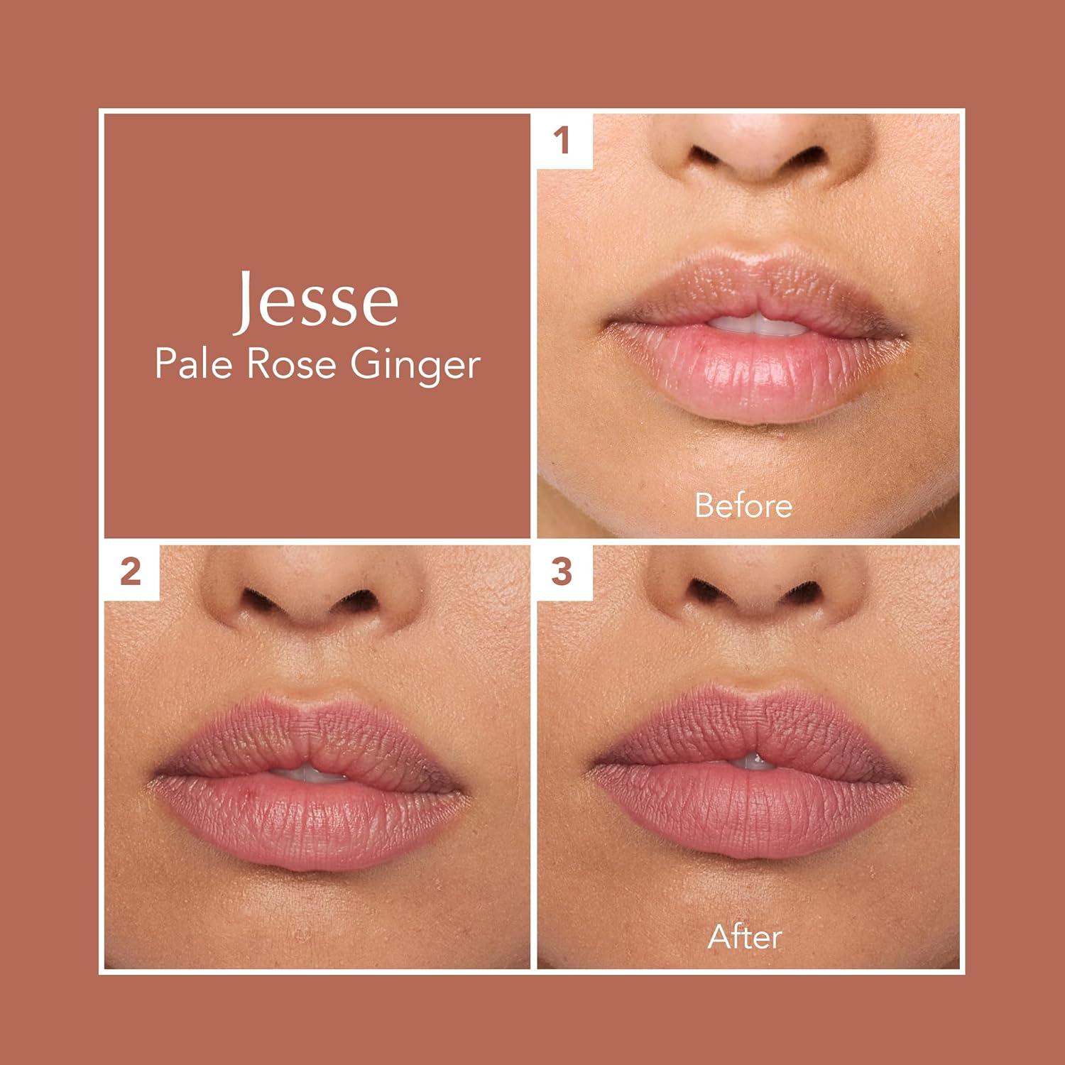 imageThrive Causemetics Lip Filler LongWearing  Plumping Lip Liner Shea Butter Hydrating Lip Plumper Retractable Lip Liner Pencil Built In Sharpener Vegan ampamp Cruelty Free Jesse Pale Rose GingerJesse Pale Rose Ginger