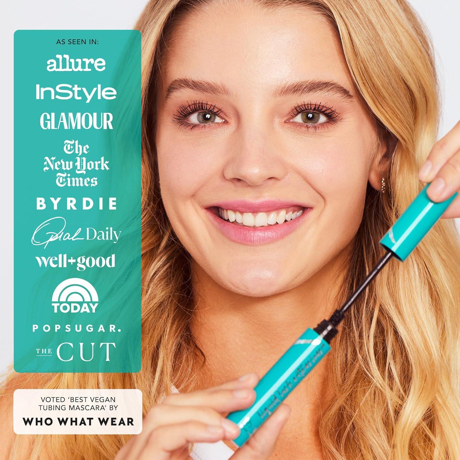 imageThrive Causemetics Liquid Lash Extensions Mascara Tubing Thrive Mascara Lengthening Volumizing ampamp Curling Smudge Proof Washable No Clumping or Flaking Vegan ampamp Cruelty Free Nola Deep BlueBrynn Rich Black