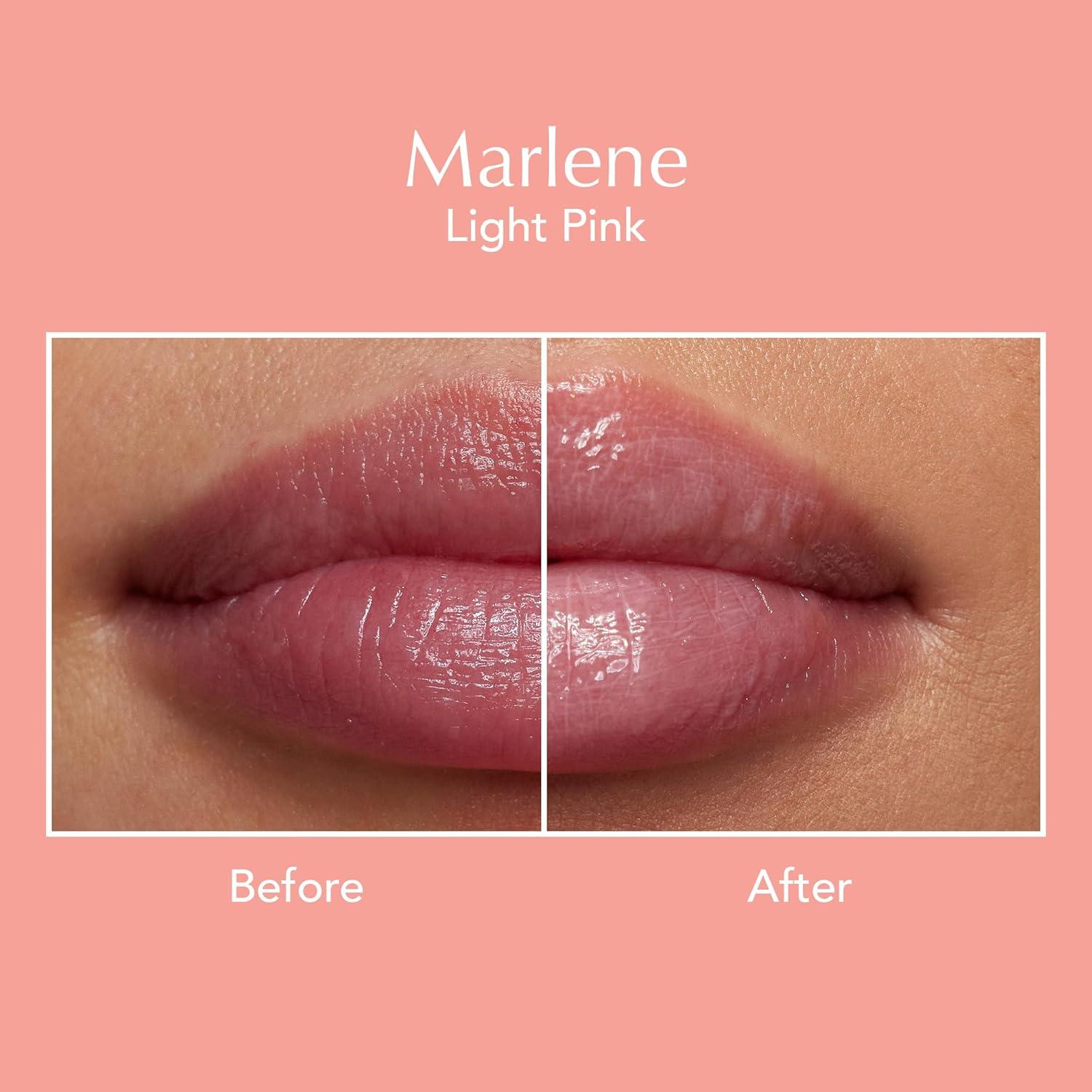 imageThrive Causemetics Sheer Strength Lip Plumping Peptide Gloss Lip Plumper with Vitamin E Peptides Plumps Smooths ampamp Hydrates Lips High Shine Vegan ampamp Cruelty Free Emily Clear ShimmerMarlene Light Pink