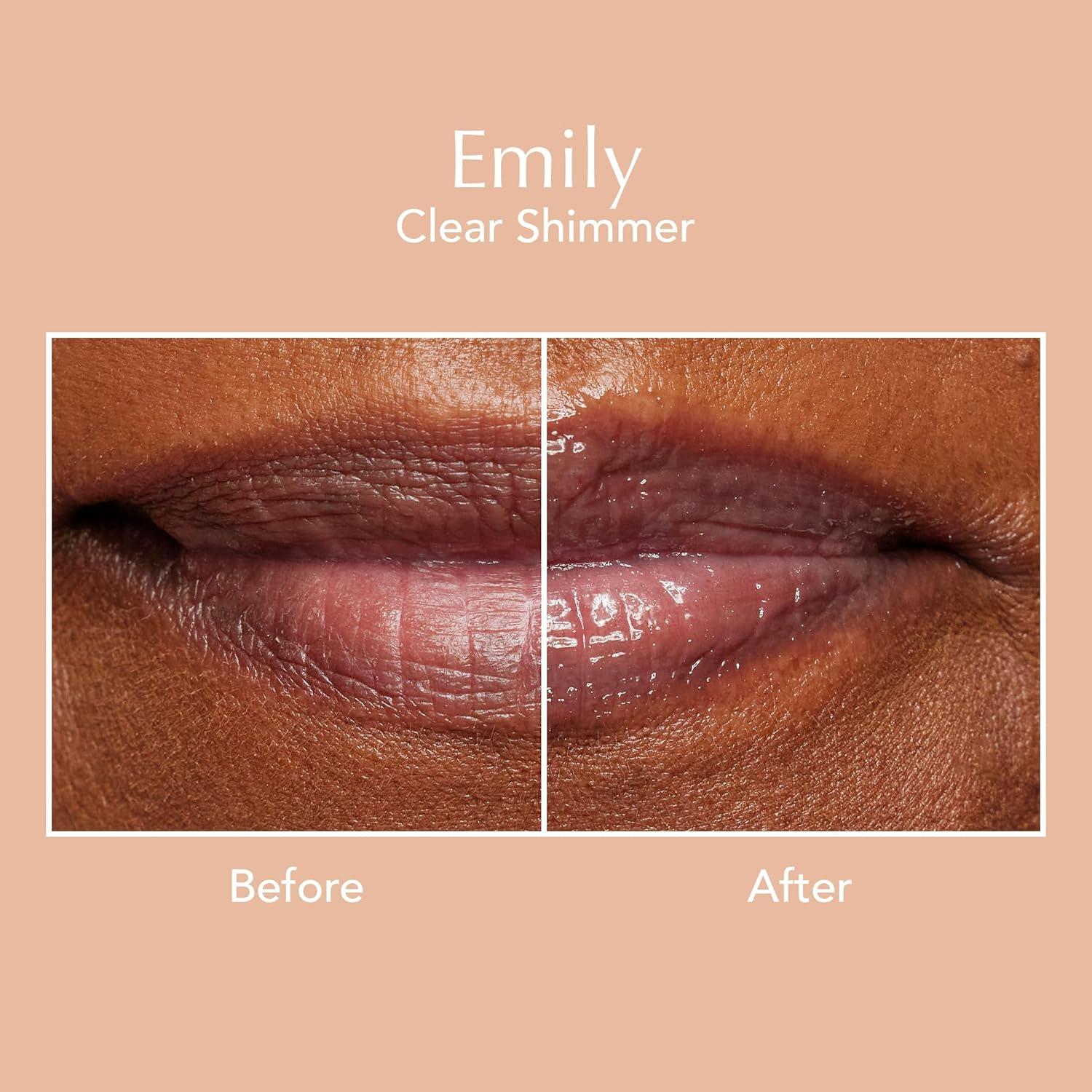 imageThrive Causemetics Sheer Strength Lip Plumping Peptide Gloss Lip Plumper with Vitamin E Peptides Plumps Smooths ampamp Hydrates Lips High Shine Vegan ampamp Cruelty Free Emily Clear ShimmerEmily Clear Shimmer