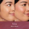 Thrive Causemetics Triple Threat Color Stick: Cream Blush Stick with Vitamin E, Evening Primrose Oil, Waterproof Smudge Proof Face Makeup, Olivia (Peachy Pink Shimmer)(Tessa (Berry Matte))