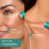 Thrive Causemetics Triple Threat Color Stick: Cream Highlighter Stick with Vitamin E, Evening Primrose Oil, Waterproof Smudge Proof Face Makeup Formula, Joy (Gold Shimmer)(Joy (Gold Shimmer))