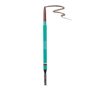 Thrive Causemetics Infinity Waterproof Eyebrow Pencil, Retractable Brow Pencil with Hyaluronic Acid & Shea Butter, Dual Ended Eyebrow Brush Spoolie, Fine Tip, Vegan & Cruelty Free, Nan (Charcoal)(Merida (Auburn))