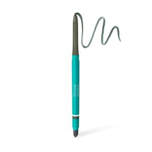 Thrive Causemetics Infinity Waterproof Eyeliner Pencil, Built In Sharpener & Smudge Tip, Long Lasting, Smudge Proof, Hyaluronic Acid & Shea Butter, Vegan & Cruelty Free, Lizzie (Moss Green Matte)(Lizzie (Moss Green Matte))
