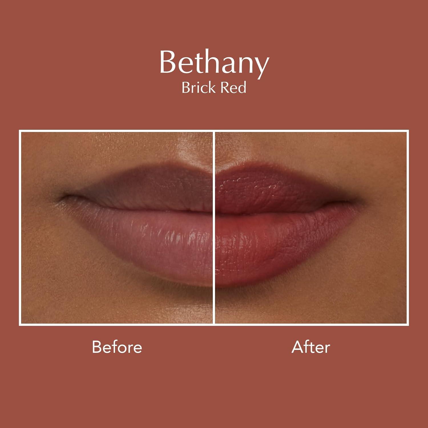 imageThrive Causemetics ImpactFULL Smoothing Lipstick Moisturizing Lip Makeup Essential with Vitamin E Lightweight Creamy Lipstick for Women Long Lasting Vegan Shade Jenni Pink MauveBethany Brick Red