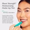 Thrive Causemetics Sheer Strength Moisturizing Matte Lip Tint, Everyday Makeup Essential for Women, Lightweight & Creamy Lips Balm, Long Lasting Hydration, Vegan, Shade Nancy (Natural Plum)(Chenoa (Neutral Spice))
