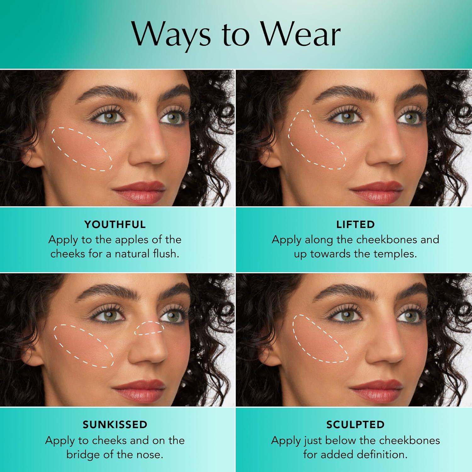 imageThrive Causemetics Dream Chaser Reviving Powder Blush Moisturizing Blush Makeup Essential with Vitamin E for Women Long Lasting Lightweight Face Makeup Vegan Shade Destinae Coral ShimmerHeather Neutral Spice Matte