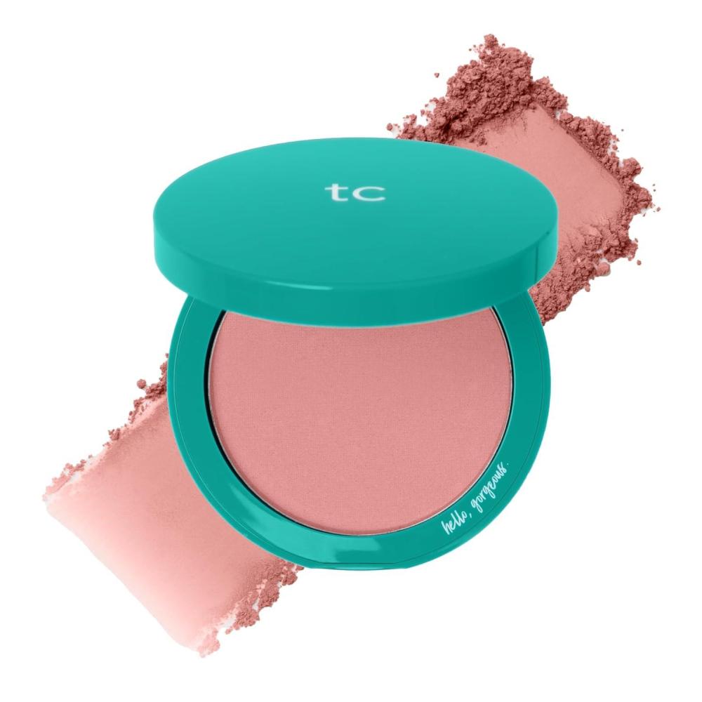 imageThrive Causemetics Dream Chaser Reviving Powder Blush Moisturizing Blush Makeup Essential with Vitamin E for Women Long Lasting Lightweight Face Makeup Vegan Shade Heather Neutral Spice MatteKim Peachy Pink Matte