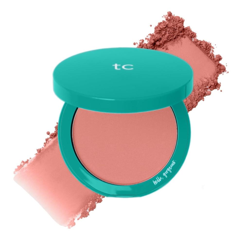 imageThrive Causemetics Dream Chaser Reviving Powder Blush Moisturizing Blush Makeup Essential with Vitamin E for Women Long Lasting Lightweight Face Makeup Vegan Shade Heather Neutral Spice MatteTaffy Earthy Pink Matte