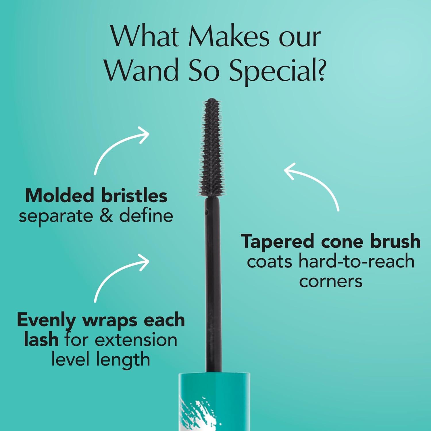 imageThrive Causemetics Liquid Lash Extensions Mascara 3 Pack Tubing Thrive Mascara Lengthening Makeup Gift Set for Women Volumizing ampamp Curling Smudge Proof Vegan ampamp Cruelty Free Crystal Brown BlackNola Deep Blue